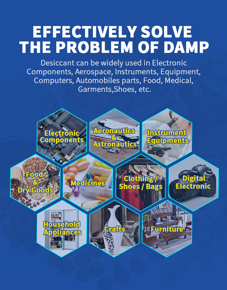 Aihua Paper Packaging materials Silica gel 1g desiccant-2